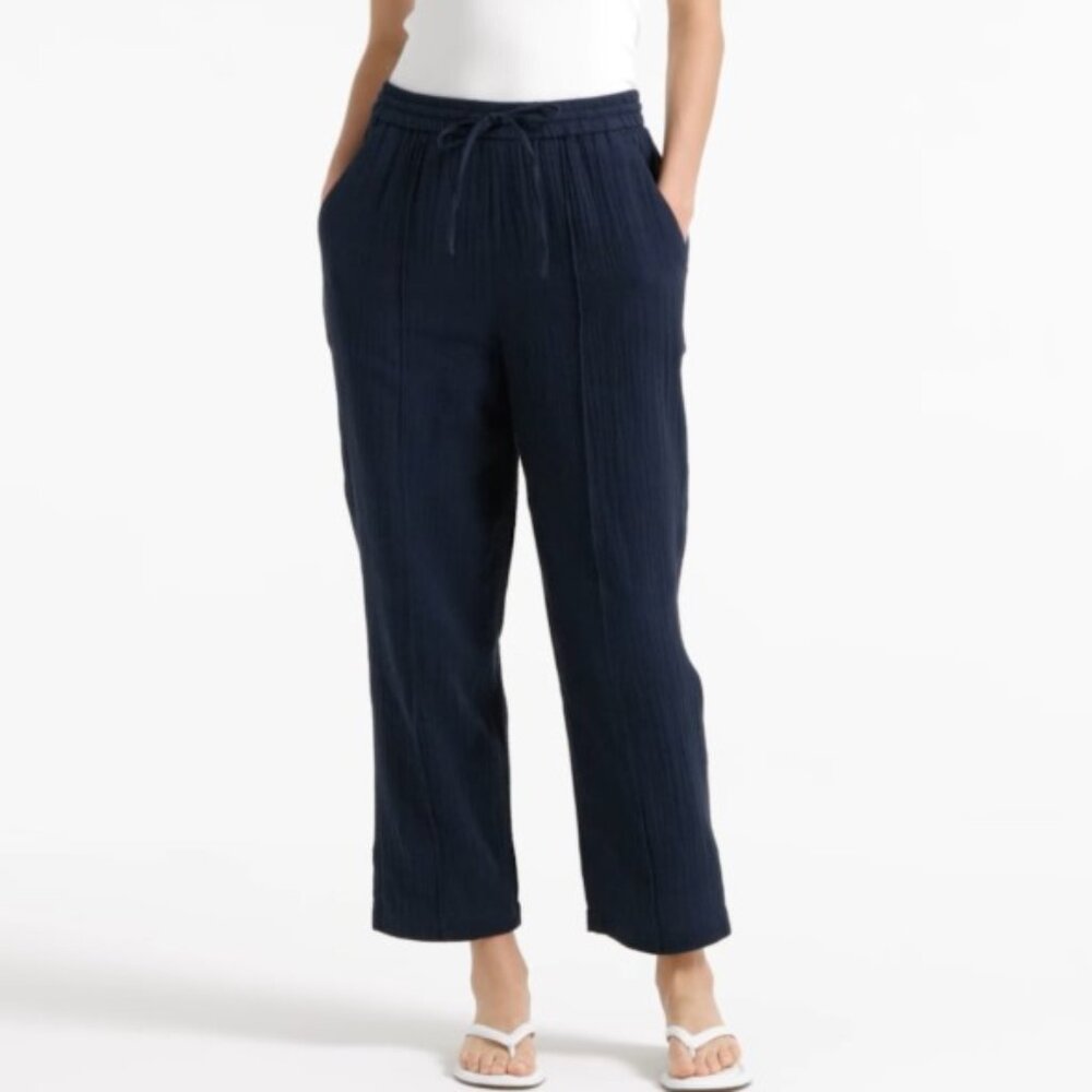 J. Crew New seaside pant in soft gauze Tall M